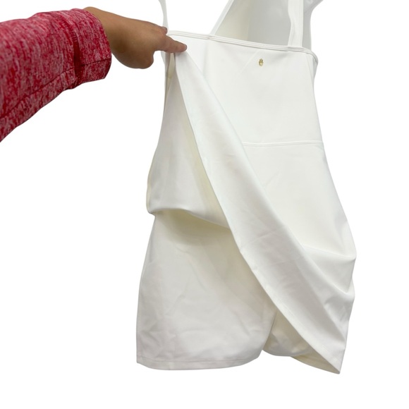Spiritual Gangster Kaci Asymmetric Straps Active Dress White Size Large NWT - Picture 10 of 12